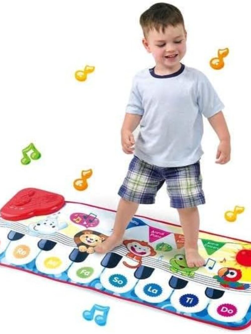 New Musical Piano Mat For Toddlers Electronic Floor Keyboard Playmat With Animal